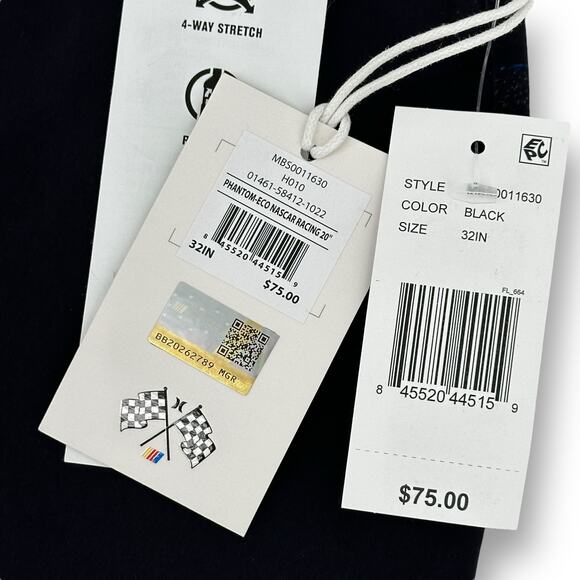 Hurley Nascar Phantom Eco Car Racing Swim Shorts Boardshorts Size 32 20" Outseam - Picture 9 of 10